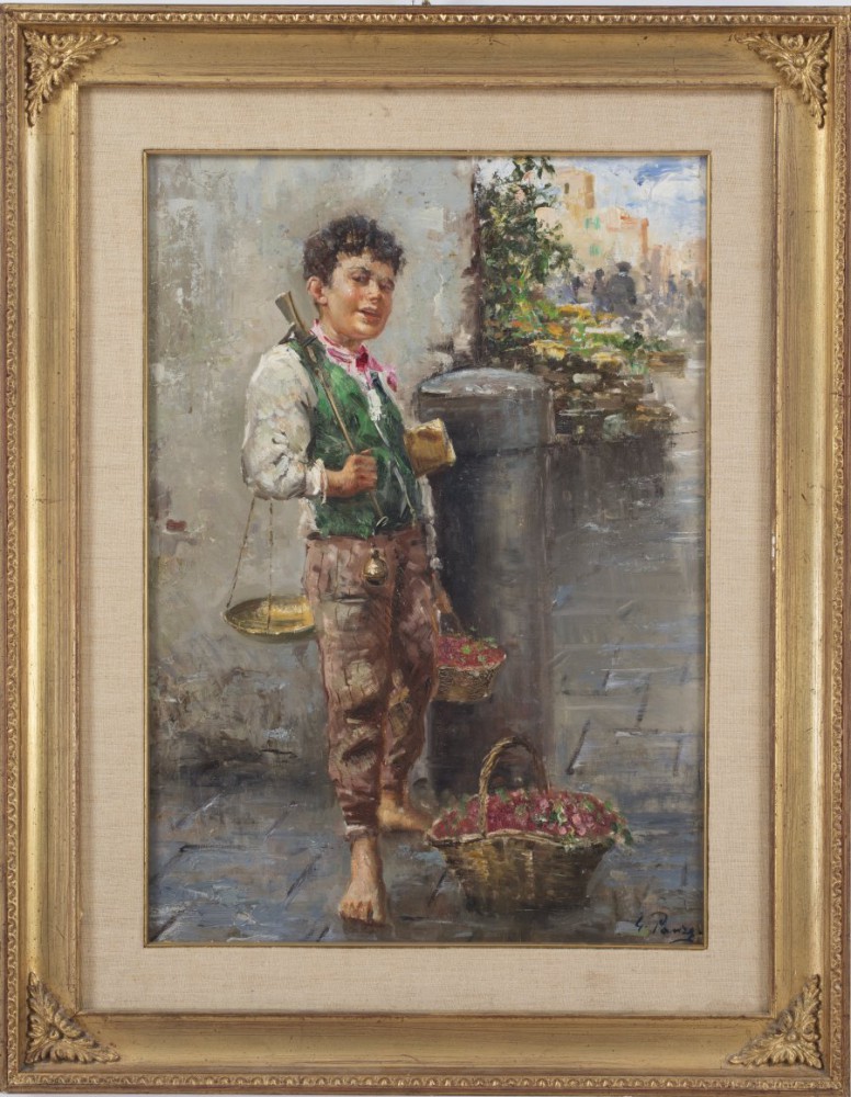 giovanni panza: Venditore di fragole